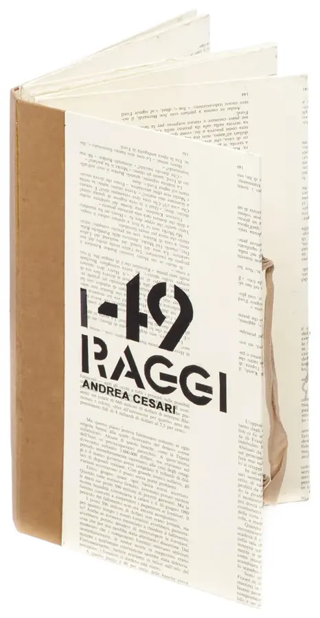 I 49 Raggi, closed volume with stencilled cover