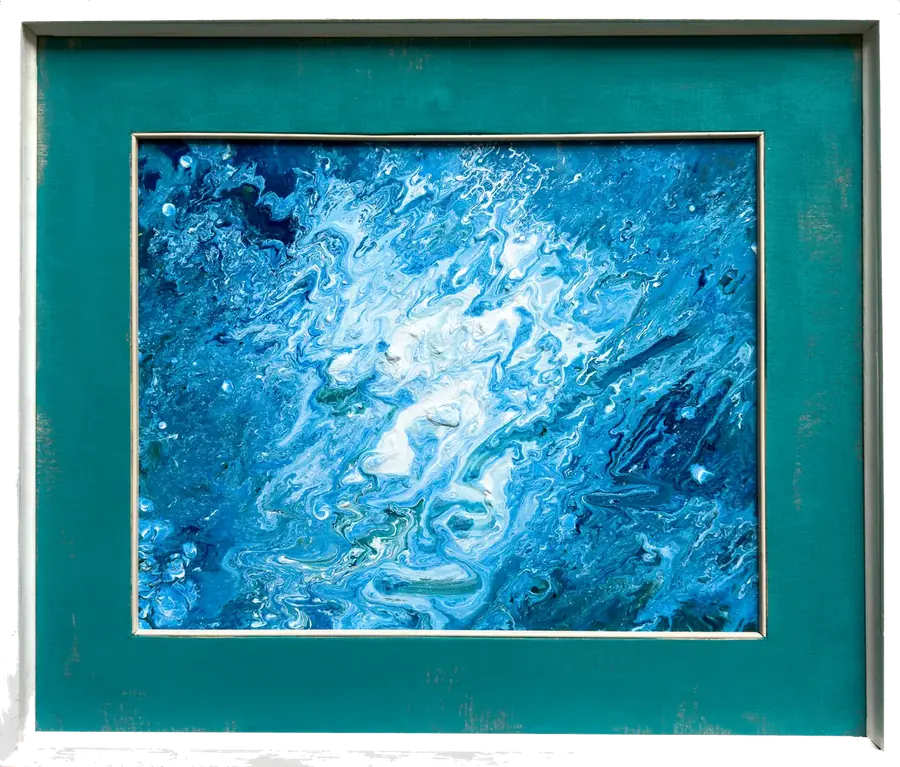 Untitled, Informal composition in blue
